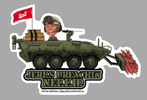 JBN Stickers Engineer Stryker Vehicle